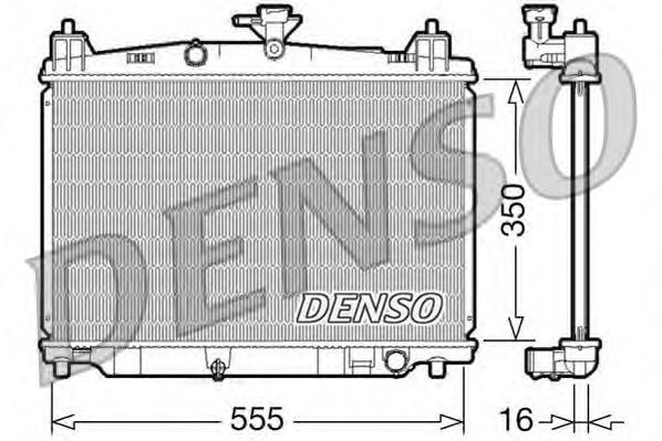 Radiador de esfriamento de motor Mazda ZJ3815200A