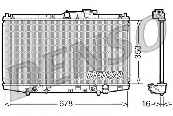 Compre 19010PDAE52 Honda Radiador de esfriamento de motor