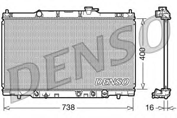Radiador de esfriamento de motor 19010PNB901 Honda