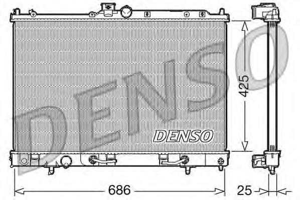 MR993927 Mitsubishi Radiador de esfriamento de motor