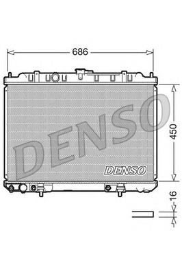 Radiador de esfriamento de motor Nissens 68799 preço, a partir de 90,17 USD