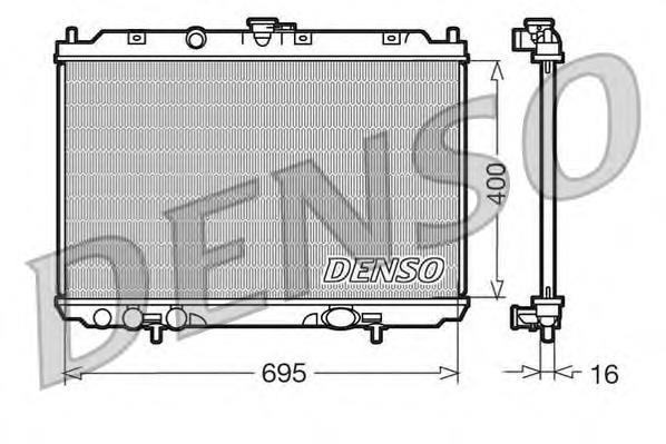 21410BV000 Nissan/Infiniti Radiador de esfriamento de motor