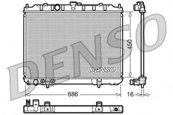 Radiador de esfriamento de motor Nissan/Infiniti 21460AE100 preço, a partir de 148,87 USD