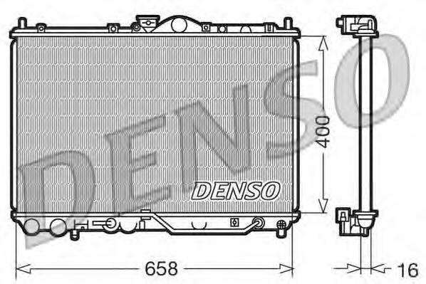 Compre 62860A Nissens Radiador de esfriamento de motor