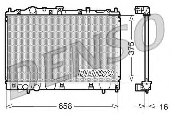 Radiador de esfriamento de motor Mitsubishi MR160763 preço, a partir de 28,43 USD