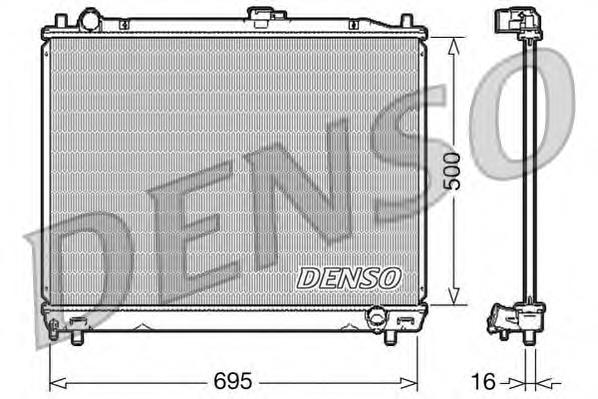 MN135950 Mitsubishi Radiador de esfriamento de motor