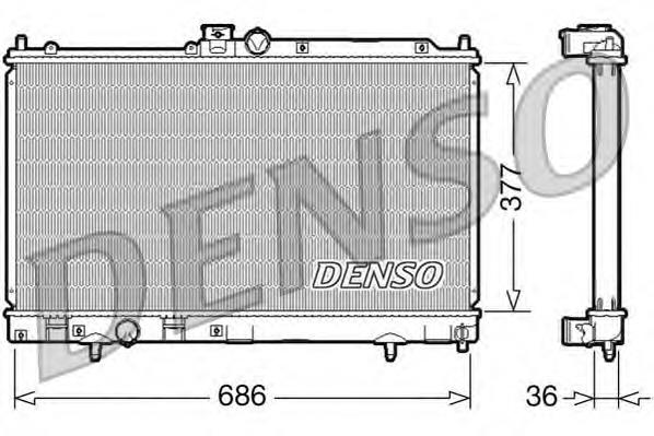 Compre MR464612 Mitsubishi Radiador de esfriamento de motor