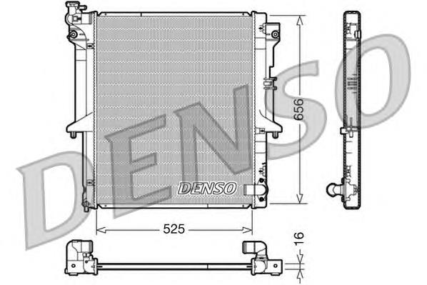 Radiador de esfriamento de motor Mitsubishi MN135119 preço, a partir de 119,18 USD