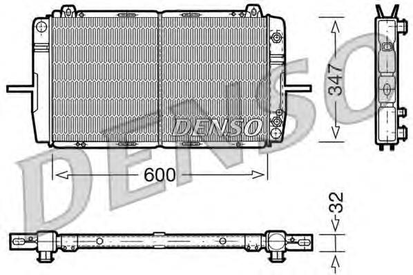 BM490 Magneti Marelli Radiador de esfriamento de motor