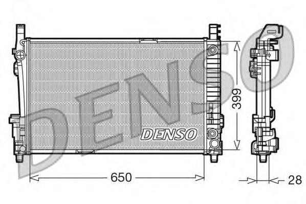 V30601318 Vemo Radiador de esfriamento de motor