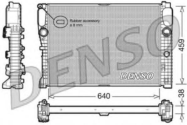 Radiador de esfriamento de motor 2115000802 Mercedes