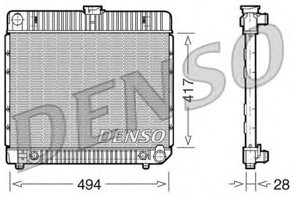 Radiador de esfriamento de motor Mercedes 1235003903 preço, a partir de 89,77 USD