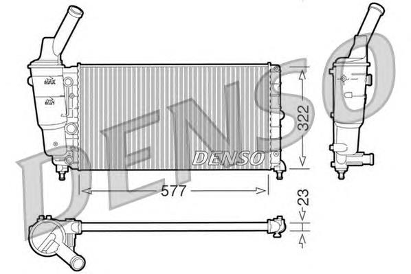 Compre 53620 NRF Radiador de esfriamento de motor