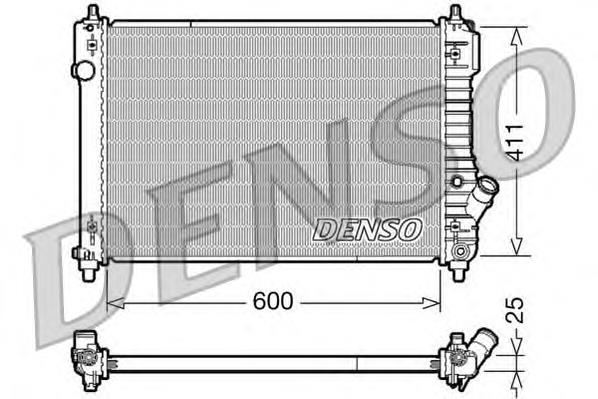 95227752 General Motors Radiador de esfriamento de motor