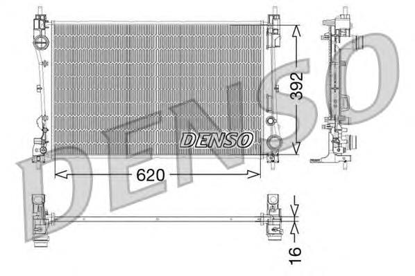 Radiador de esfriamento de motor Fiat/Alfa/Lancia 51936039 preço, a partir de 107,45 USD