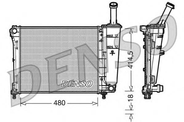 Compre 1814153 Ford Radiador de esfriamento de motor