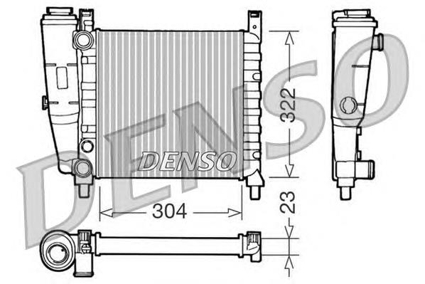 Radiador de esfriamento de motor 54679 NRF