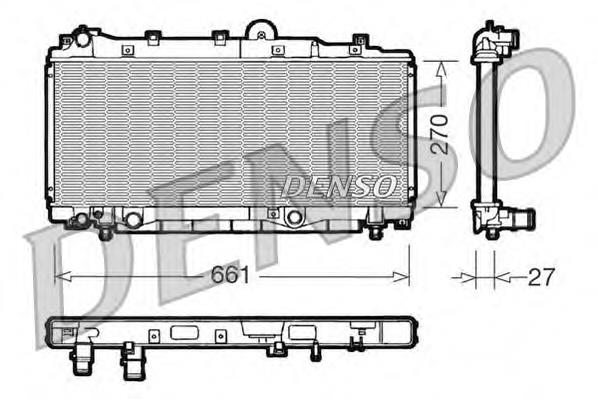 Compre 68805 Nissens Radiador de esfriamento de motor