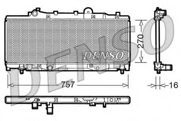 Radiador de esfriamento de motor Fiat/Alfa/Lancia 7783504 preço, a partir de 125,99 USD