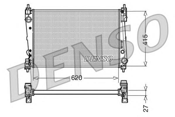 Radiador de esfriamento de motor Fiat/Alfa/Lancia 440926702 preço, a partir de 70,16 USD