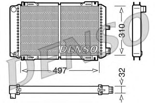 Radiador de esfriamento de motor Nissens 62111 preço, a partir de 73,92 USD