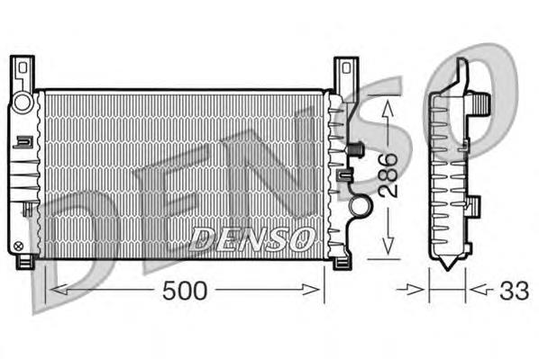 Radiador de esfriamento de motor 6791562 Ford