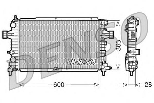 Compre 5509085 Polcar Radiador de esfriamento de motor