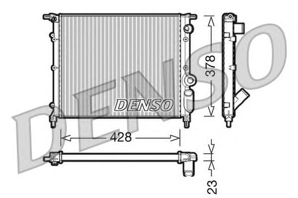 Radiador de esfriamento de motor Nissens 63919 preço, a partir de 66,65 USD