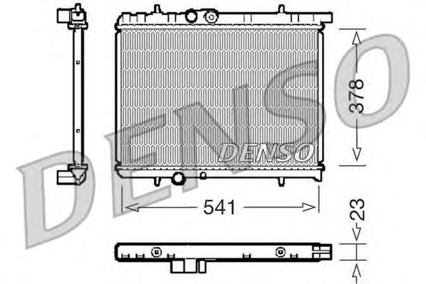 DRM21031 Denso Radiador de esfriamento de motor