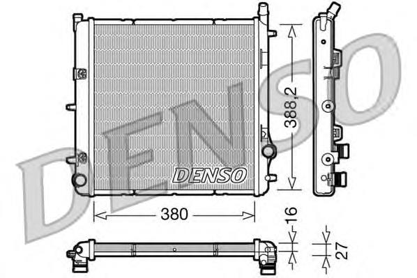 DRM21005 Denso Radiador de esfriamento de motor