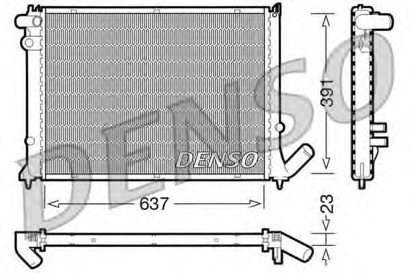 Compre 63738 Nissens Radiador de esfriamento de motor