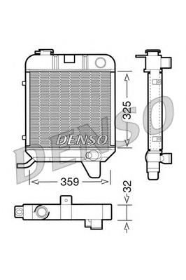 BM800 Magneti Marelli Radiador de esfriamento de motor