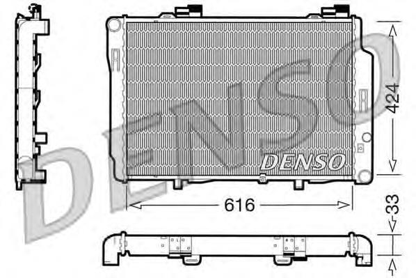 Radiador de esfriamento de motor A2025002103 Mercedes
