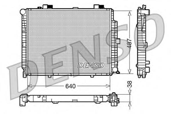 Radiador de esfriamento de motor Mercedes A2105006803 preço, a partir de 174,43 USD