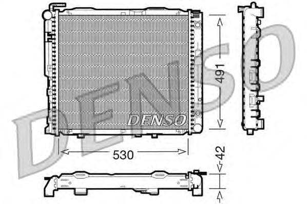 A1245007503 Mercedes Radiador de esfriamento de motor