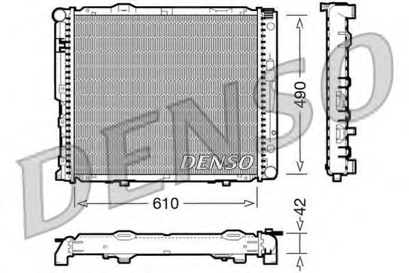 A1245000002 Mercedes Radiador de esfriamento de motor