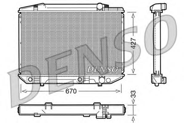 Radiador de esfriamento de motor Mercedes A1265003303