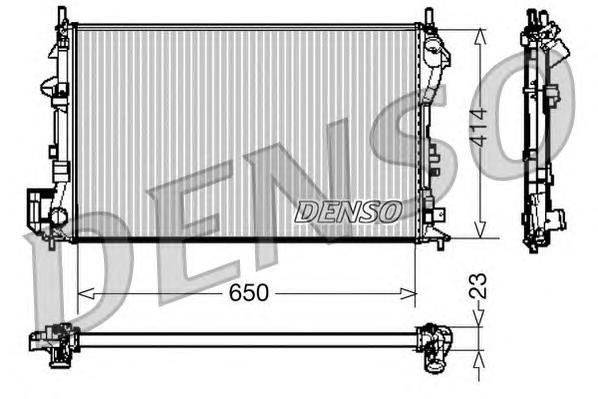Compre 1300244 Opel Radiador de esfriamento de motor