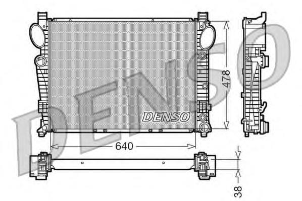Radiador de esfriamento de motor Mercedes A220500200364 preço, a partir de 141,56 USD