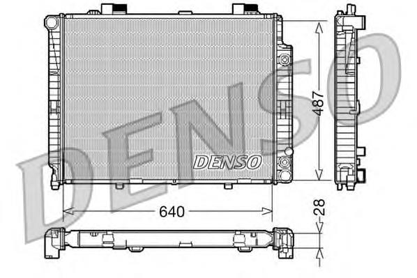 Compre 2105007103 Mercedes Radiador de esfriamento de motor