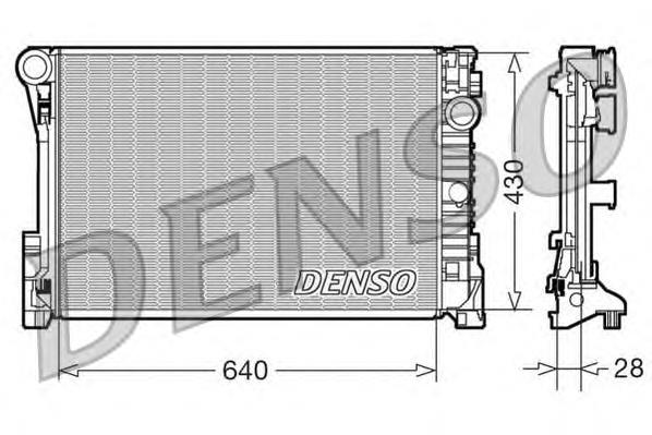 Compre A2045000203 Mercedes Radiador de esfriamento de motor