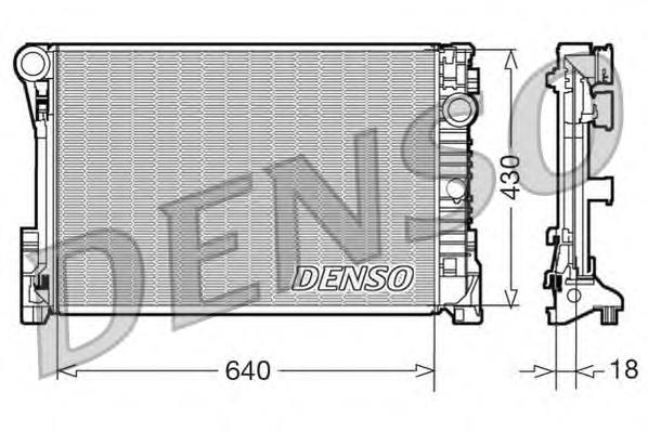Radiador de esfriamento de motor 350213163300 Magneti Marelli