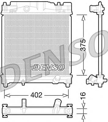 646816 Nissens Radiador de esfriamento de motor
