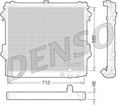 DRM50074 Denso Radiador de esfriamento de motor