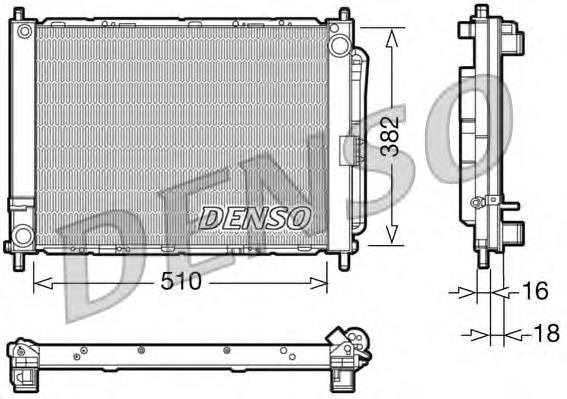 Radiador de aparelho de ar condicionado 34090005 Frig AIR