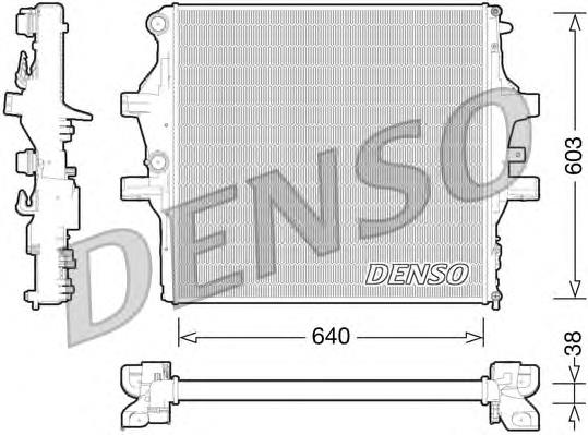 DRM12009 Denso Radiador de esfriamento de motor