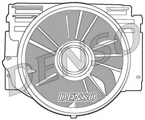 Difusor do radiador de aparelho de ar condicionado, montado com roda de aletas e o motor 64546921940 BMW