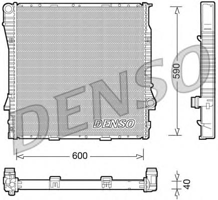 Radiador de esfriamento de motor 17111439102 BMW