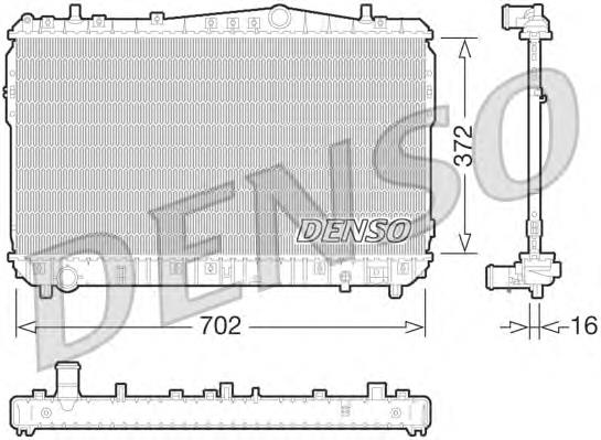 Radiador de esfriamento de motor General Motors 5484571