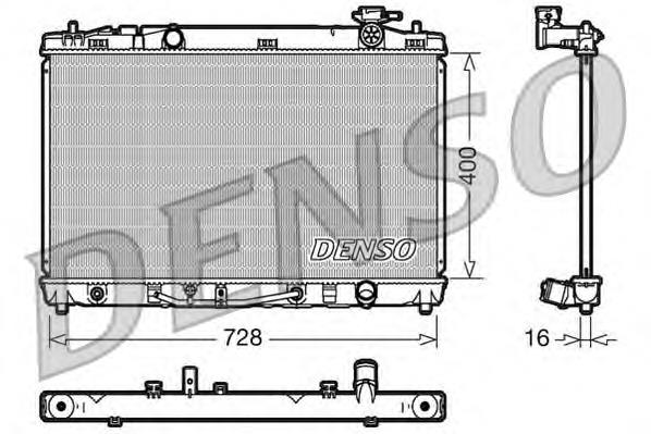 Radiador de esfriamento de motor Toyota 1640028690 preço, a partir de 126,07 USD